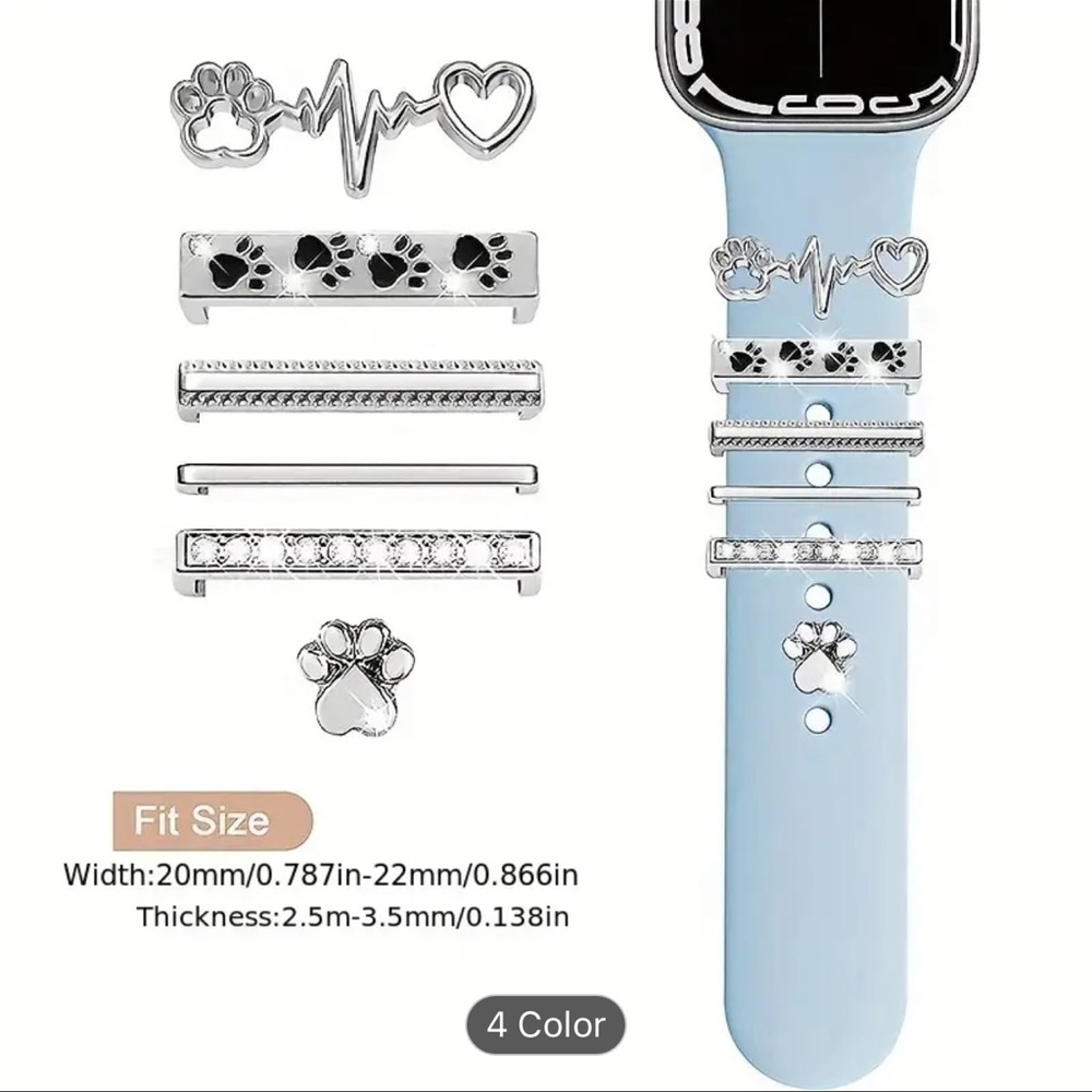 Cute dog themed watch charms